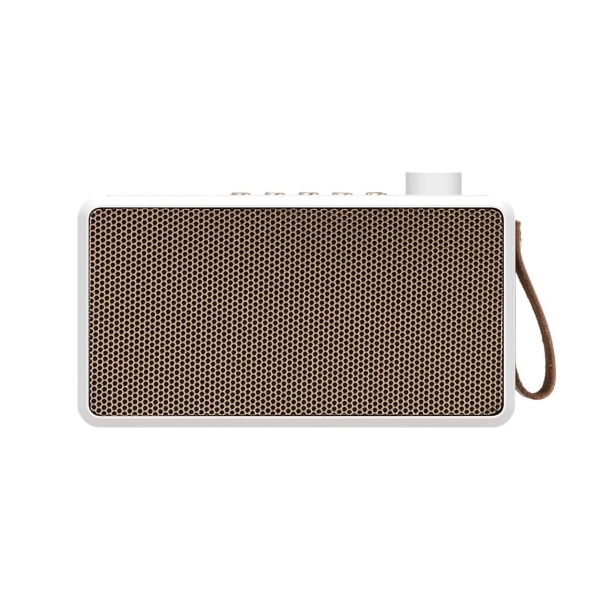 Kreafunk White DAB tRadio Bluetooth Speaker