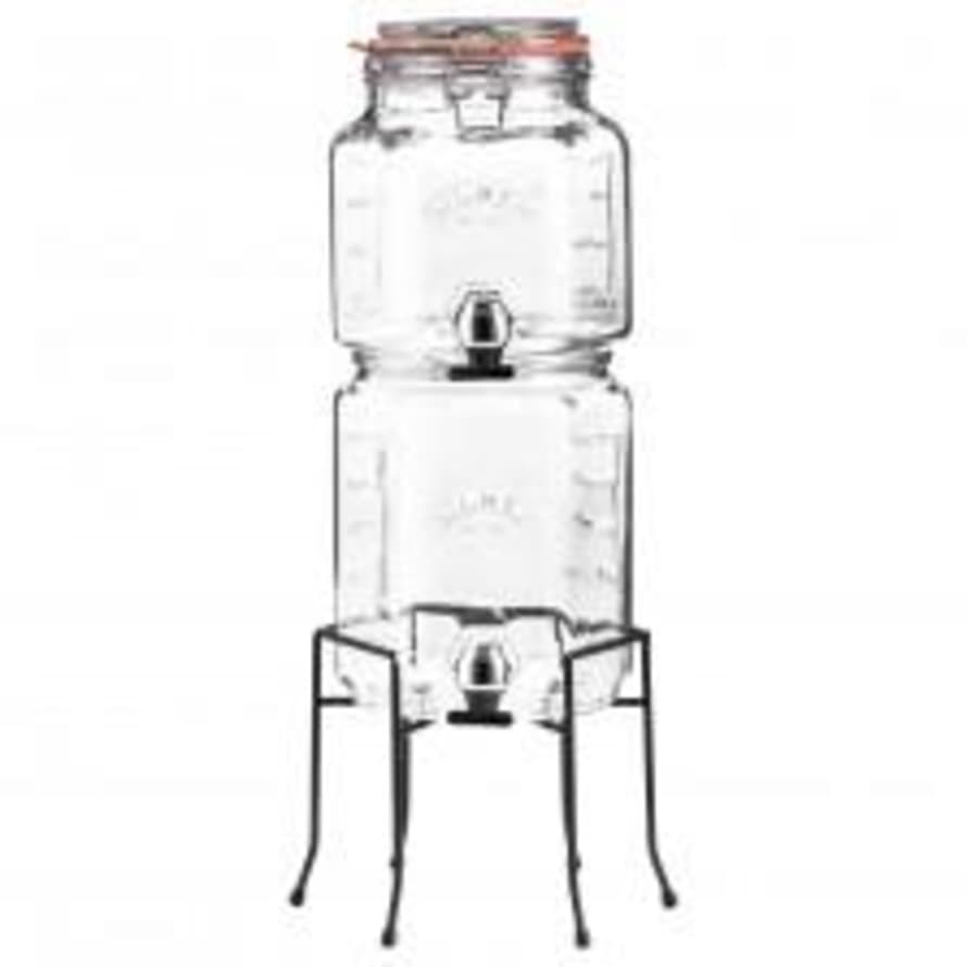 Kilner Stackable Jar Set With Taps Stand