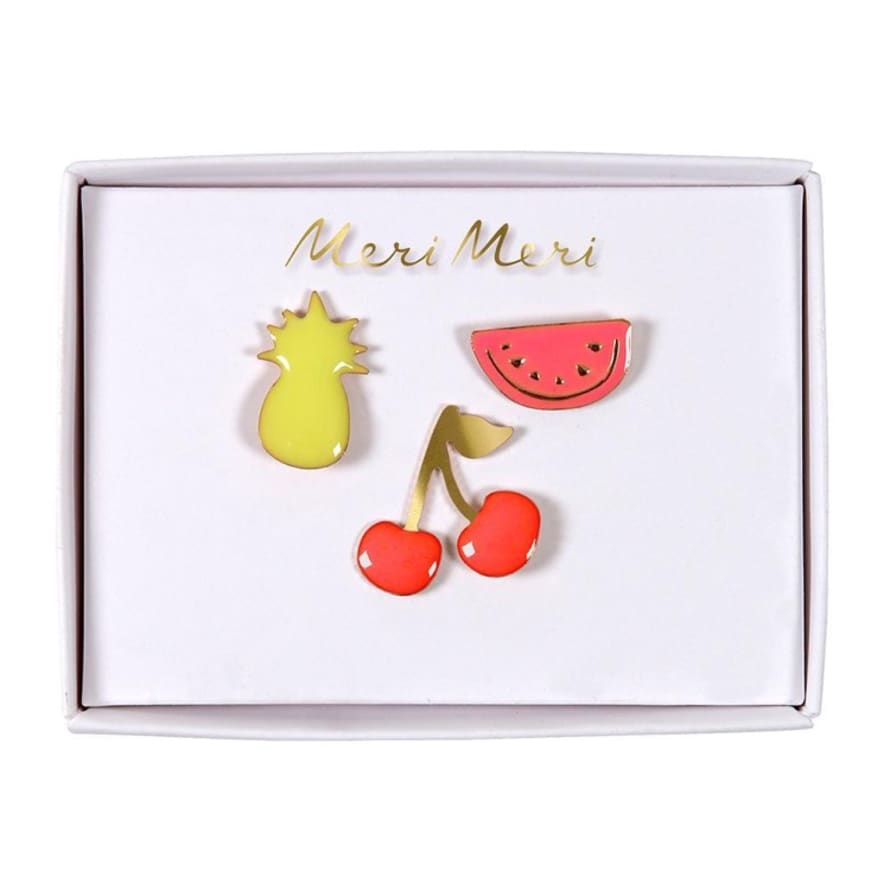 Meri Meri Meri Meri Fruit Enamel Pins