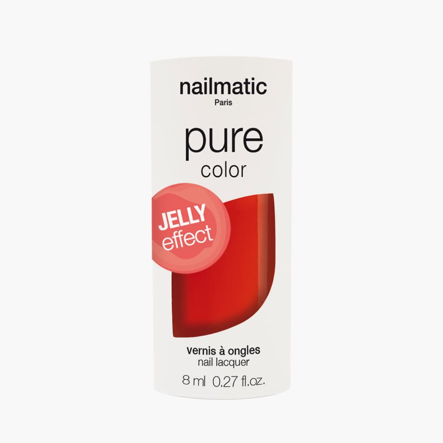 Nailmatic Nailmatic Jelly Effect Nail Polish – Ursula, Orange-Red