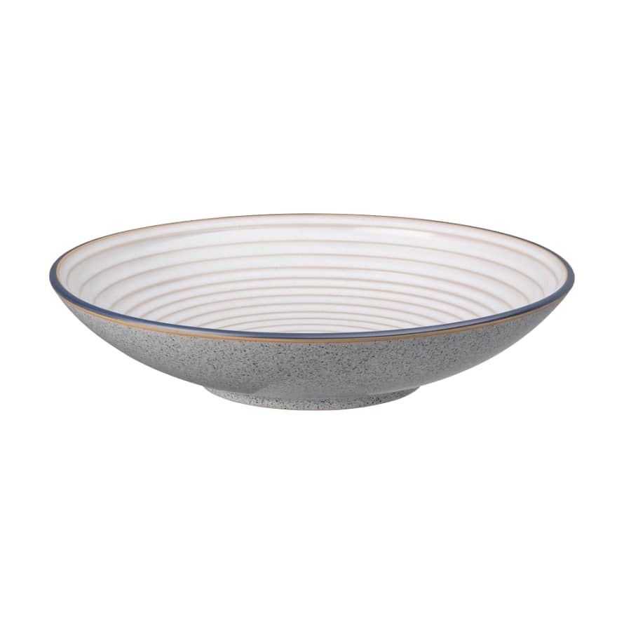 Denby Studio Grey Ridged Large Bowl