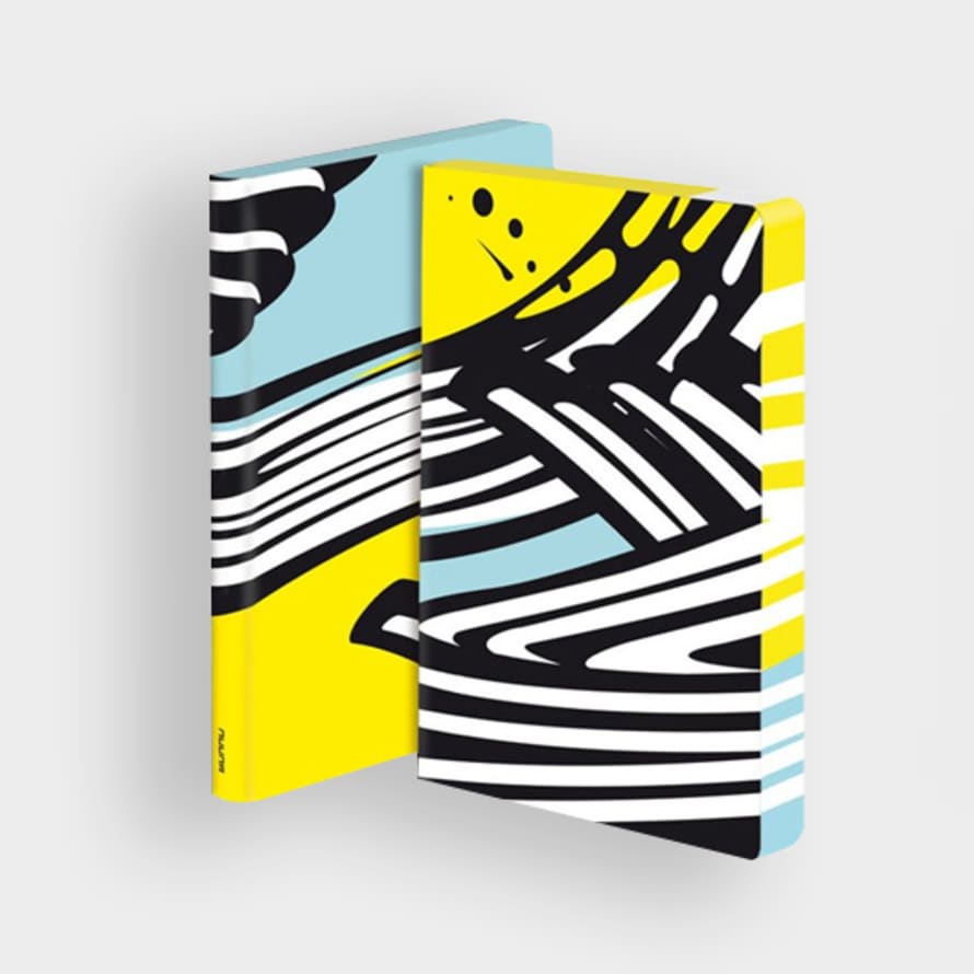 Nuuna Notebook Leather Cover Graphic L Nouvelle Vague