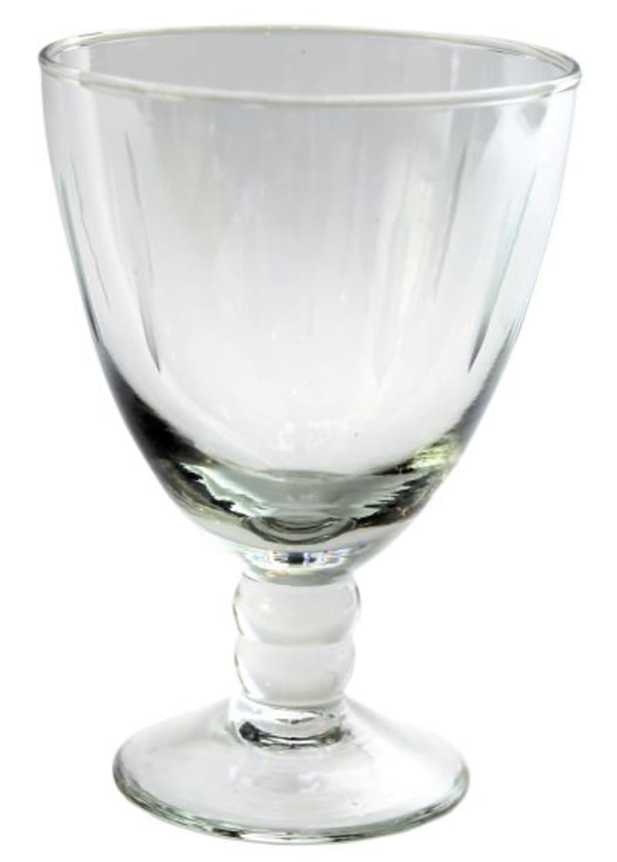 De Weldaad Clear Glass Handmade Wine Glass