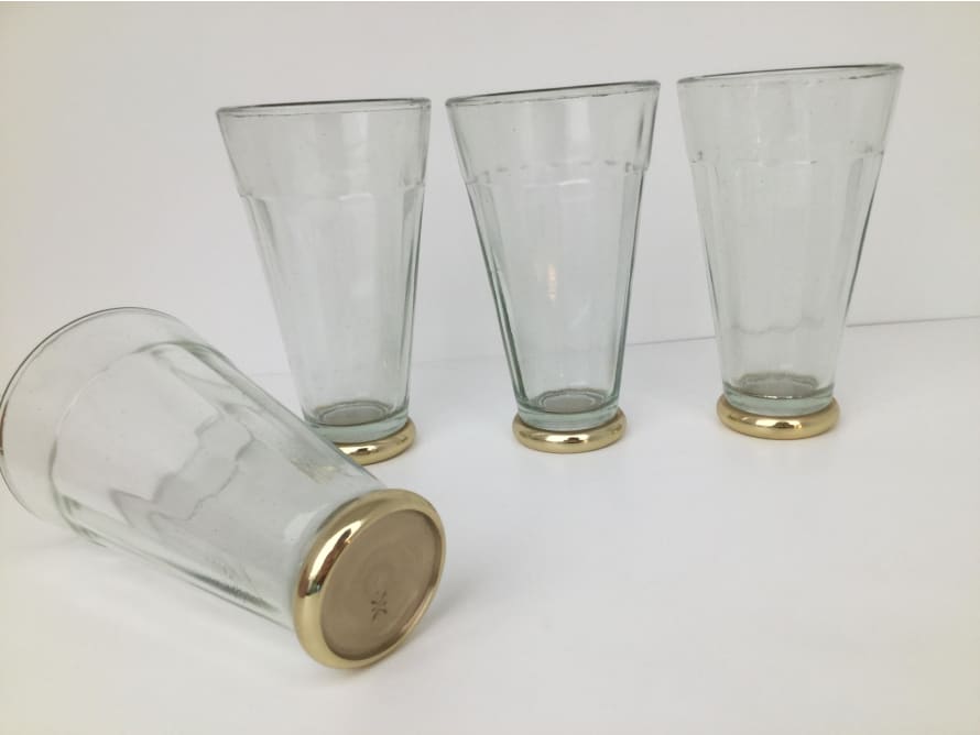 IKKIS Set of 4 Chai Glasses