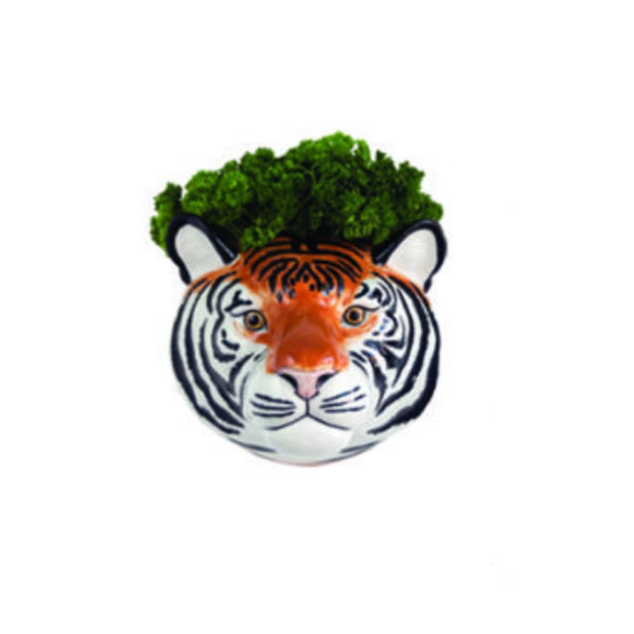 Quail Ceramics Ceramic Tiger Wall Vase, Large