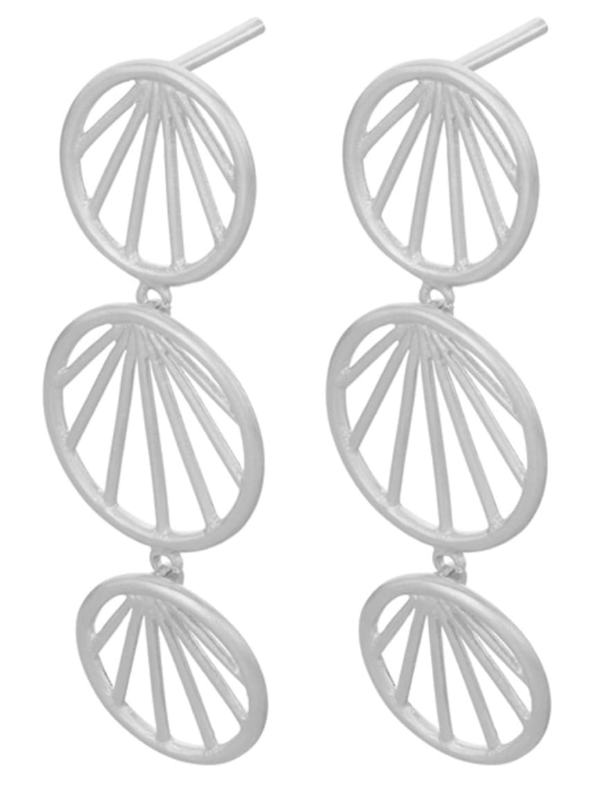 Pernille Corydon Sunray Earrings Silver