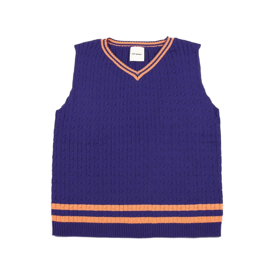 Knit Planet Indigo Organic Cotton Summer Kids Vest