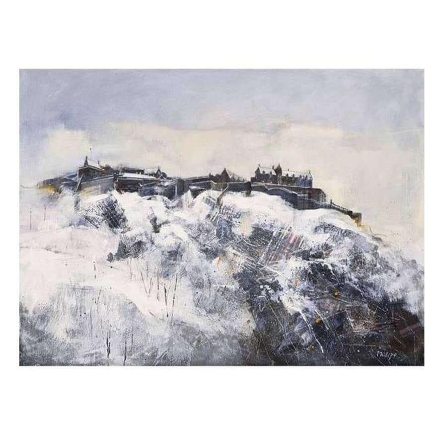 Amanda Phillips Large Edinburgh Castle Art Print