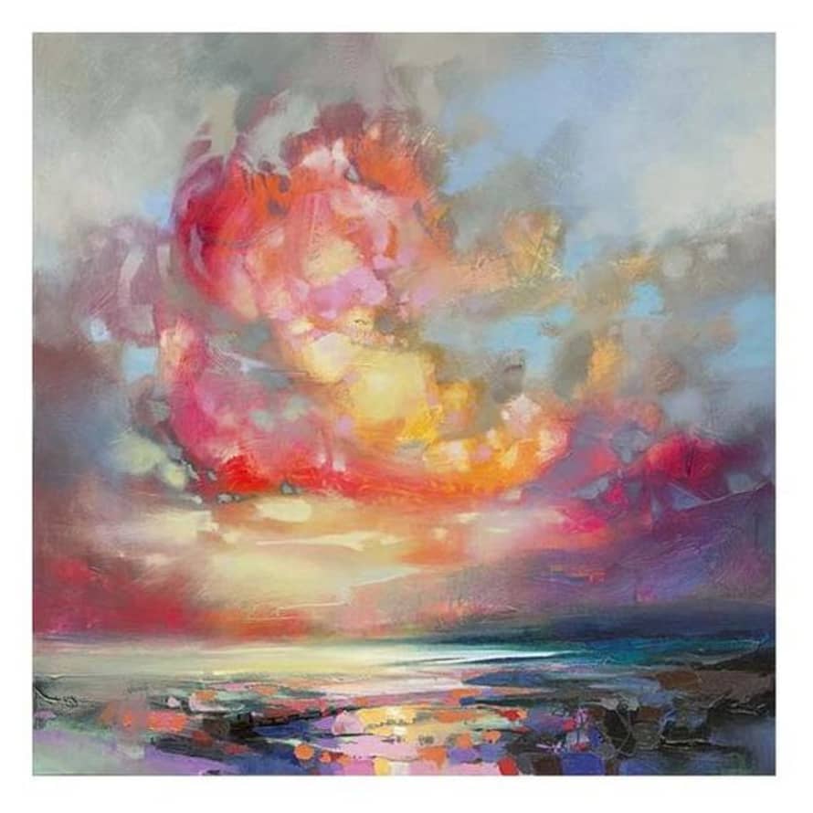 Scott Naismith Molecular Magenta Art Print