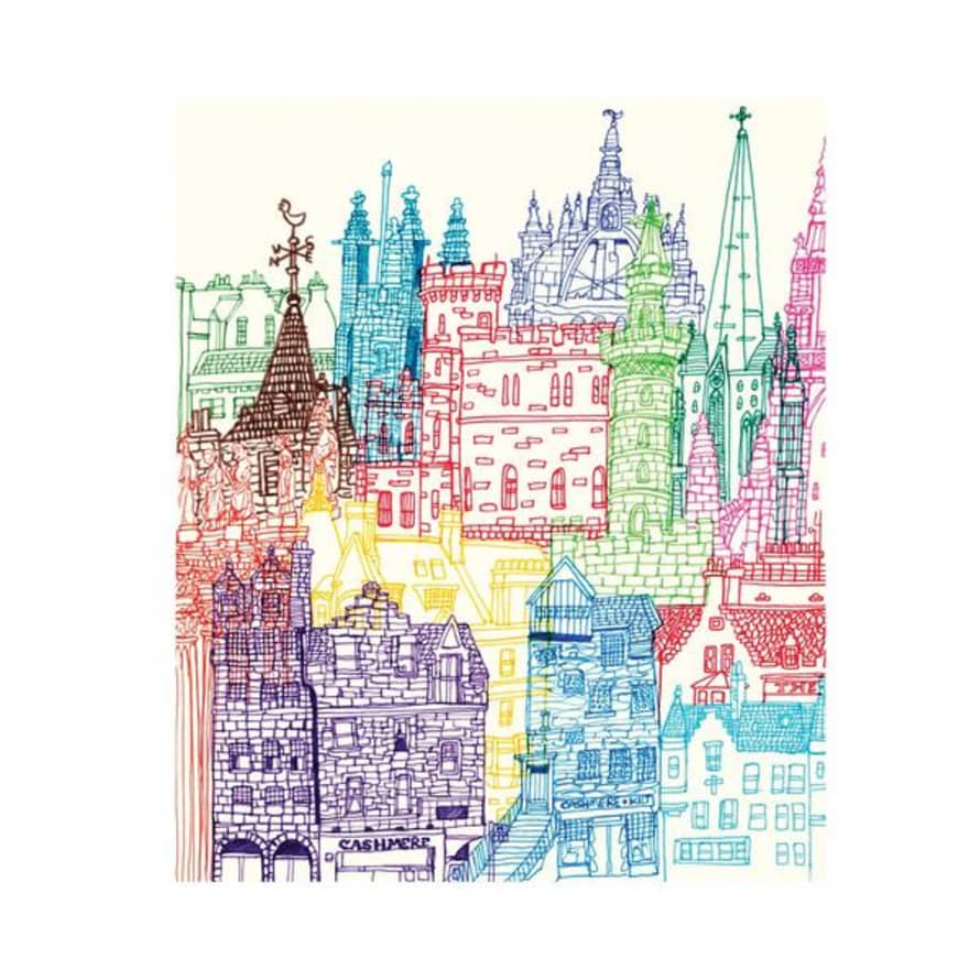 Chetan Kumar Edinburgh Towers Print