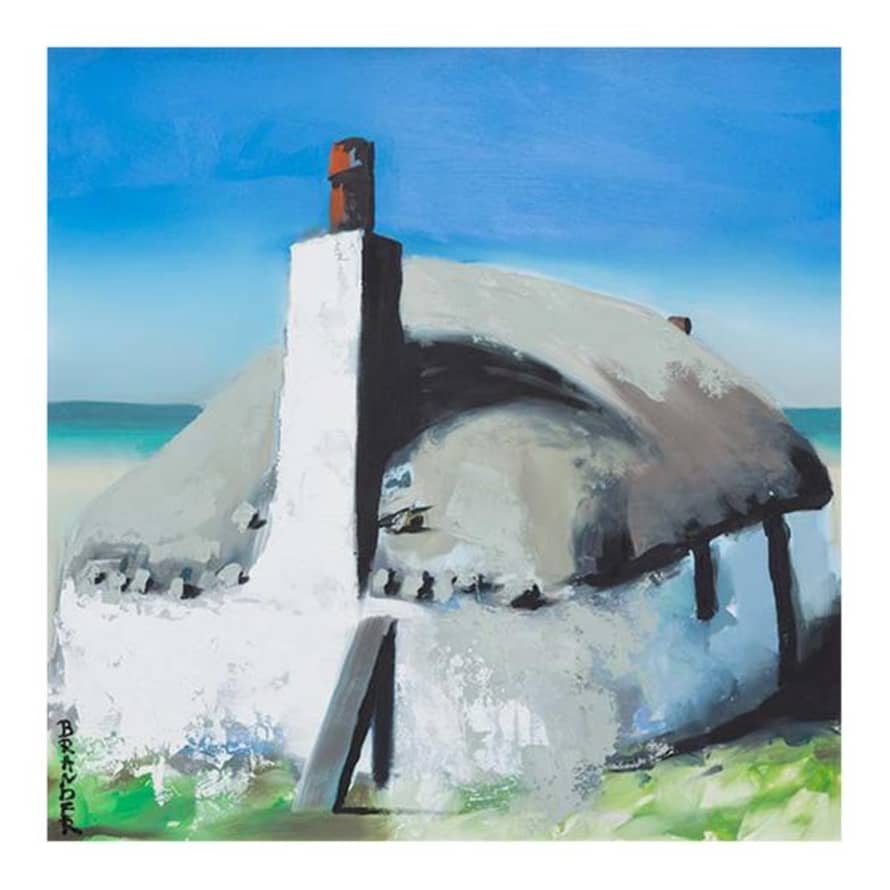 Garry Brander Small Botarubha Cottage North Uist Print