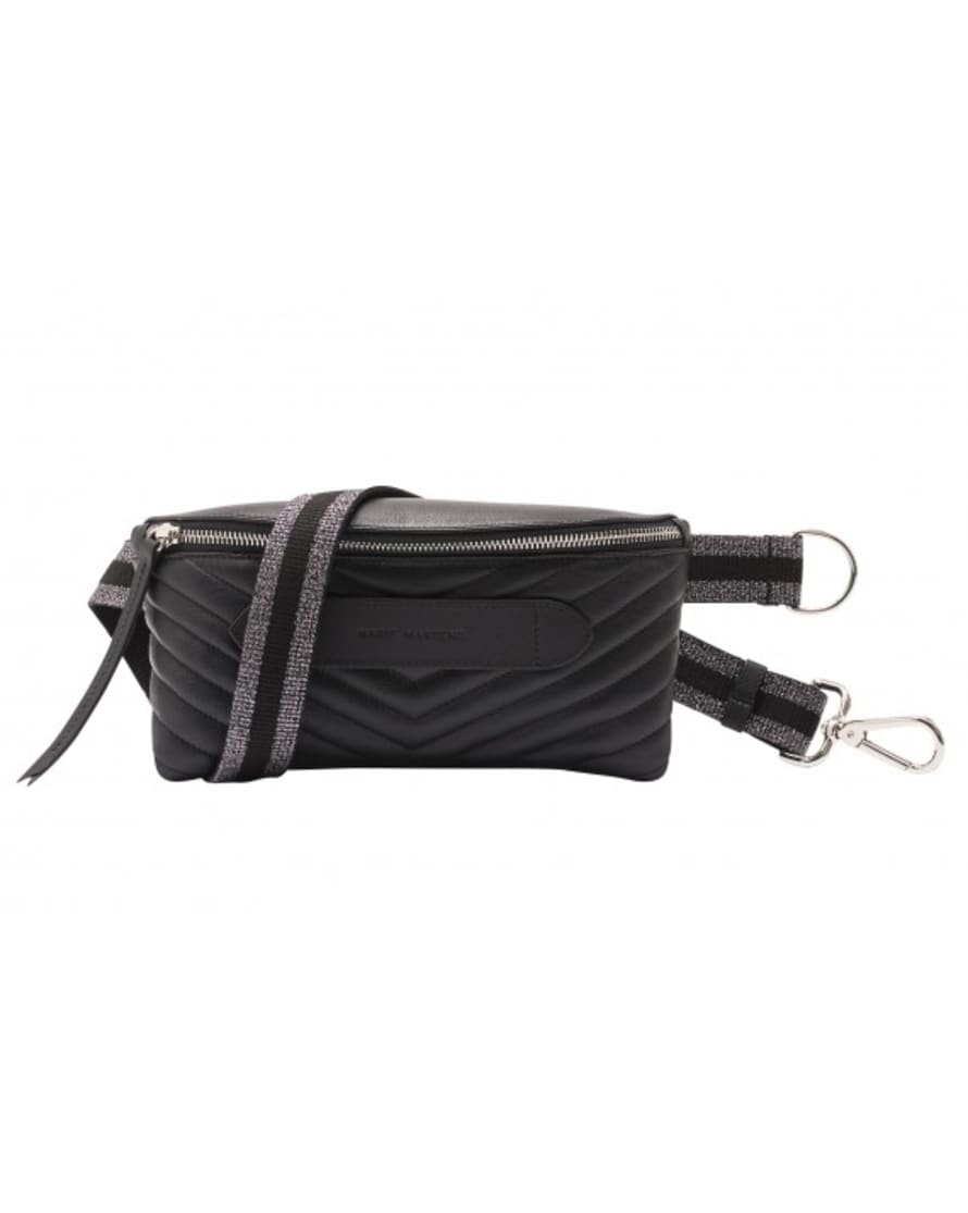 Marie Martens Belt Bag Coachella Black Quilted