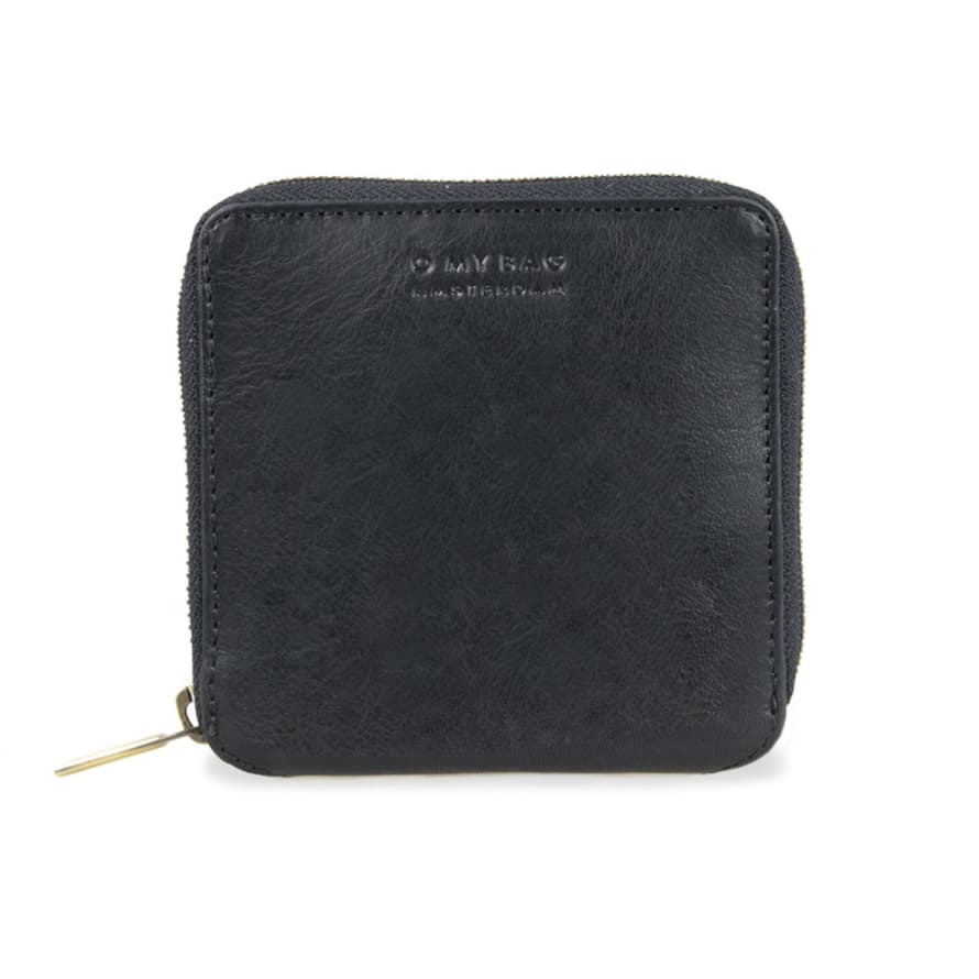 O My Bag  Sonny Square Wallet - Black