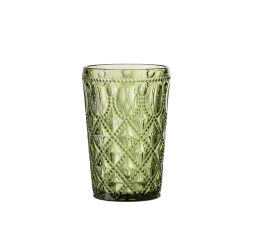 Green Elegant Engraving Glass