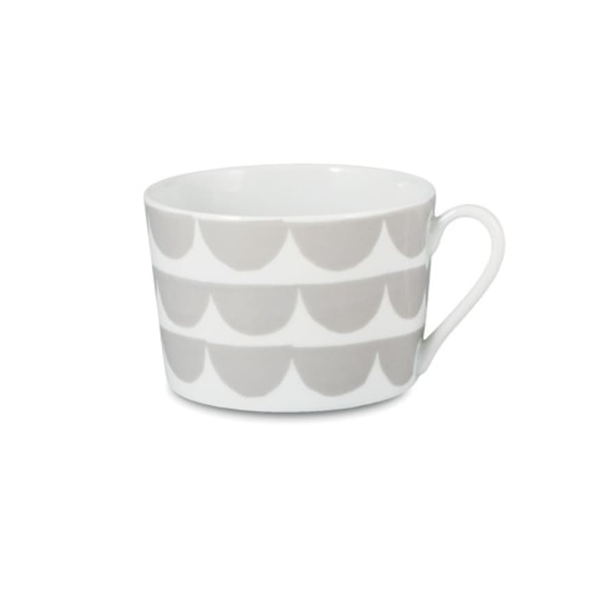 House of Rym Grey Porcelain Tu Es La Vague Mug