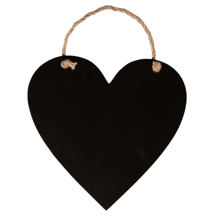 Sass & Belle  Hanging Heart Chalk Board - Small