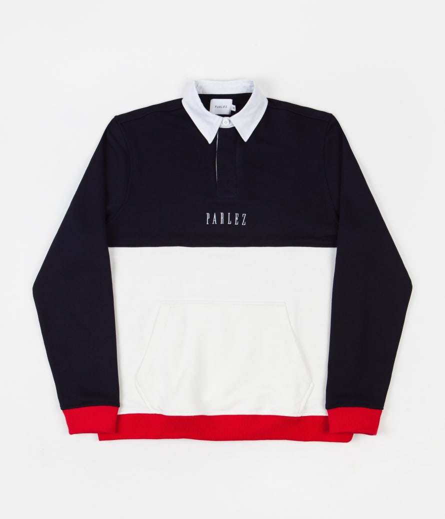 Parlez Purser Rugby Shirt - Navy