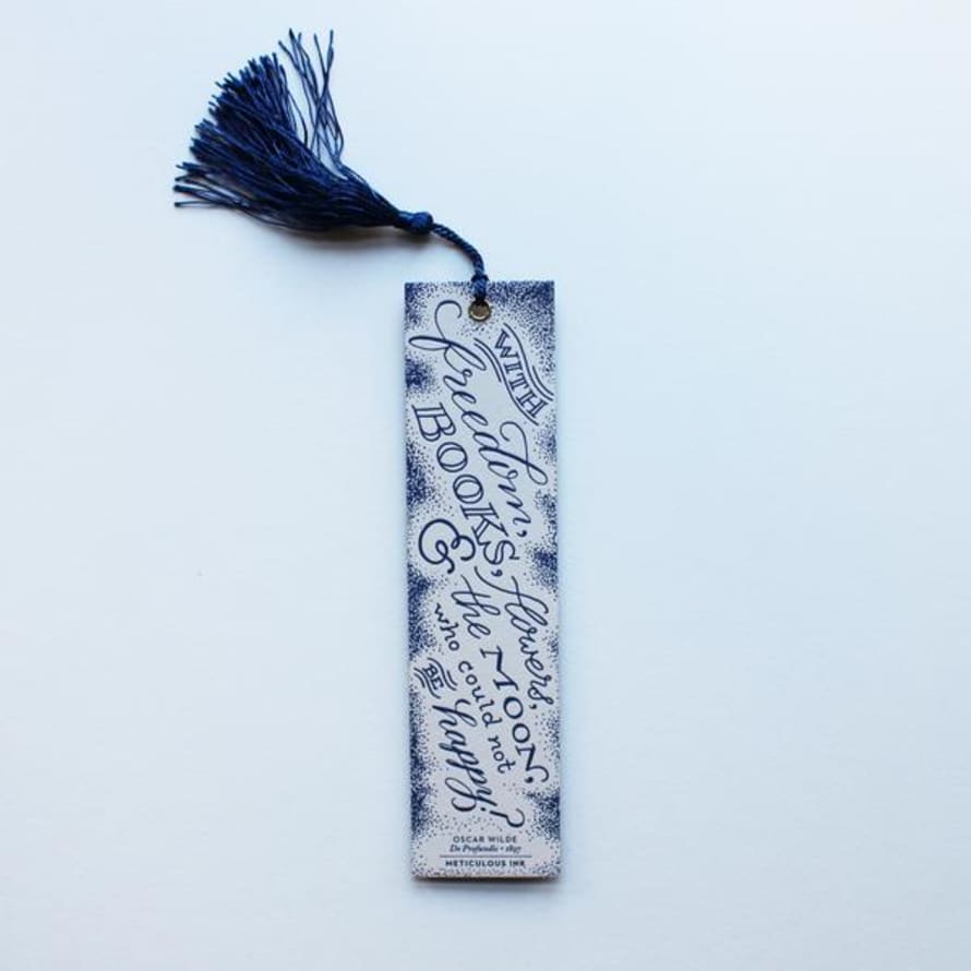 Meticulous Ink Letterpress Bookmark by Meticulous Ink - Oscar Wilde