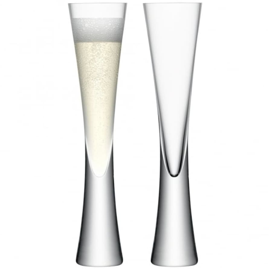 LSA International Set of 2 Moya Champagne Flutes