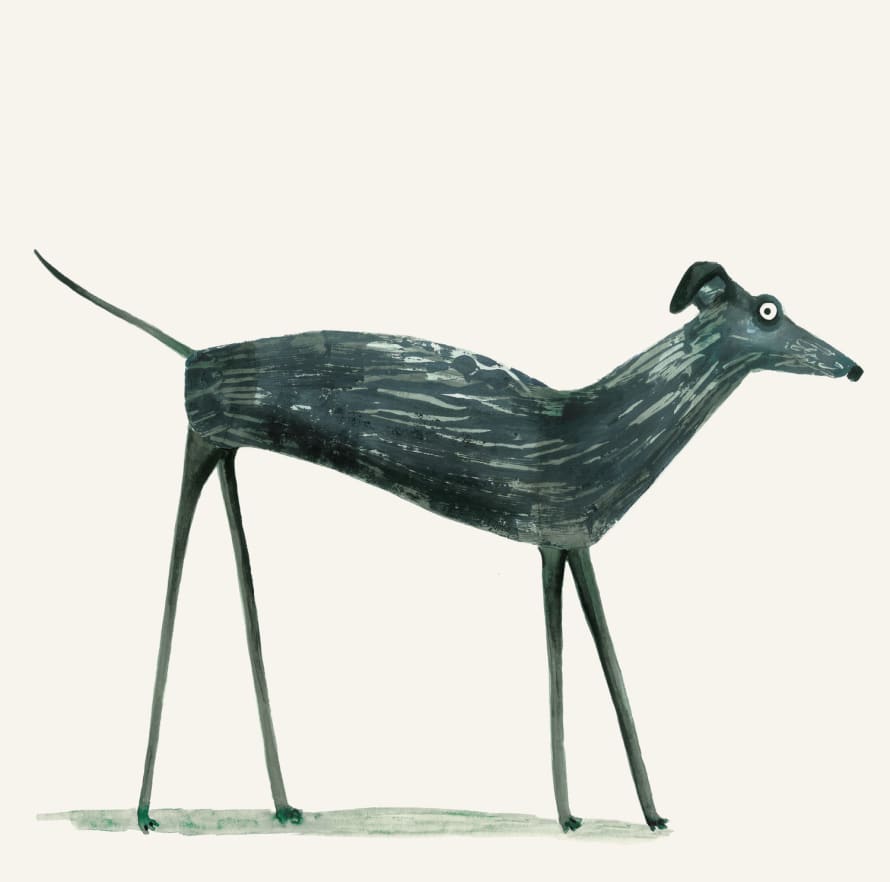 Charley Rabbit Publishing Twiggy the Greyhound Print