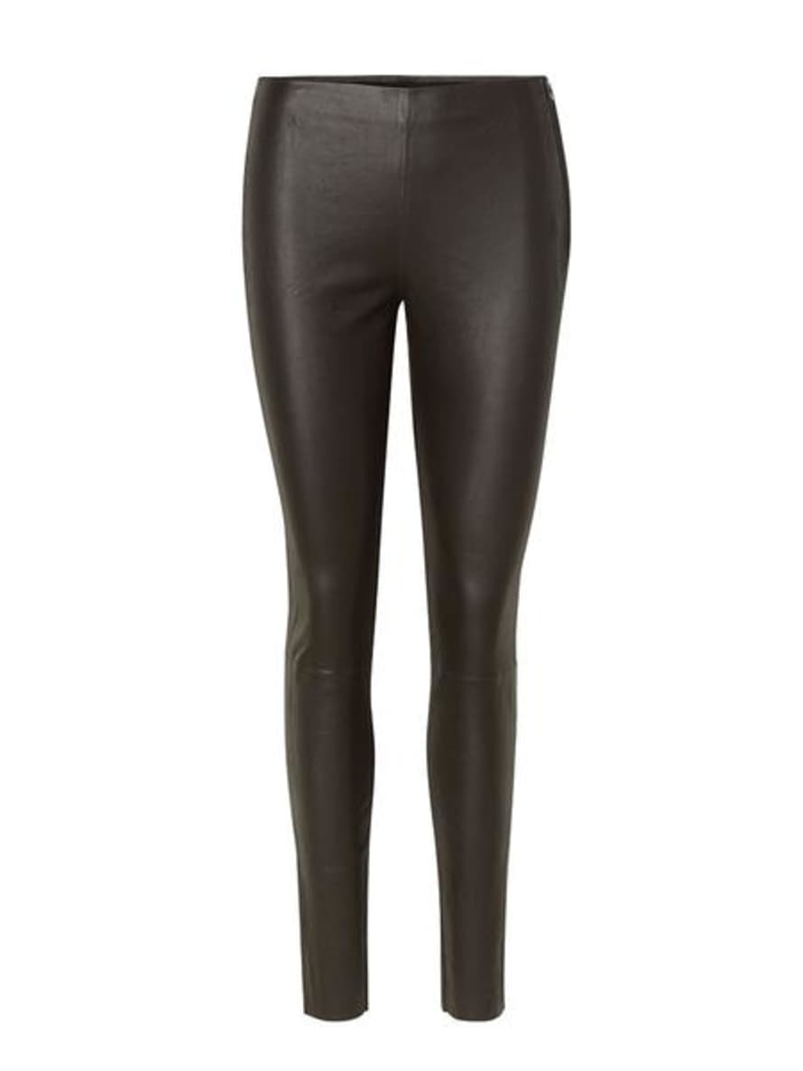 Levete Room Black Leather Gloria 1 Leggings