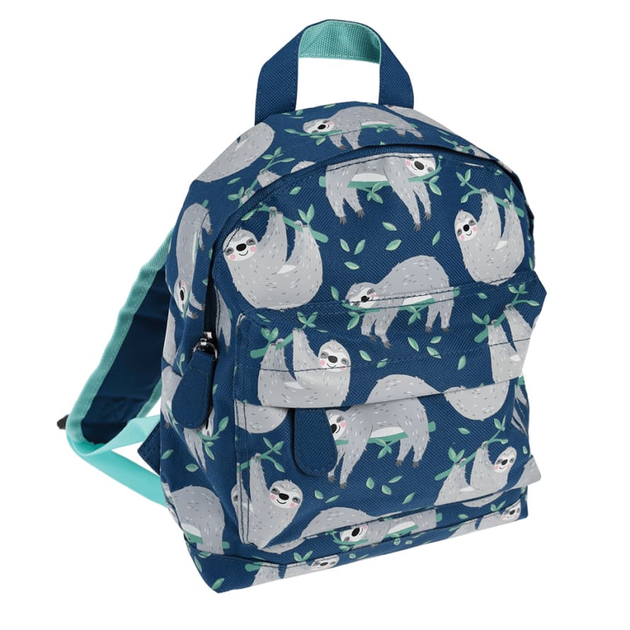 Rex London Mini Blue Polyester Sydney The Sloth Backpack