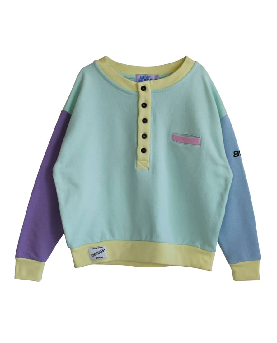 Bandy Button Cotton Max Girls Sweater