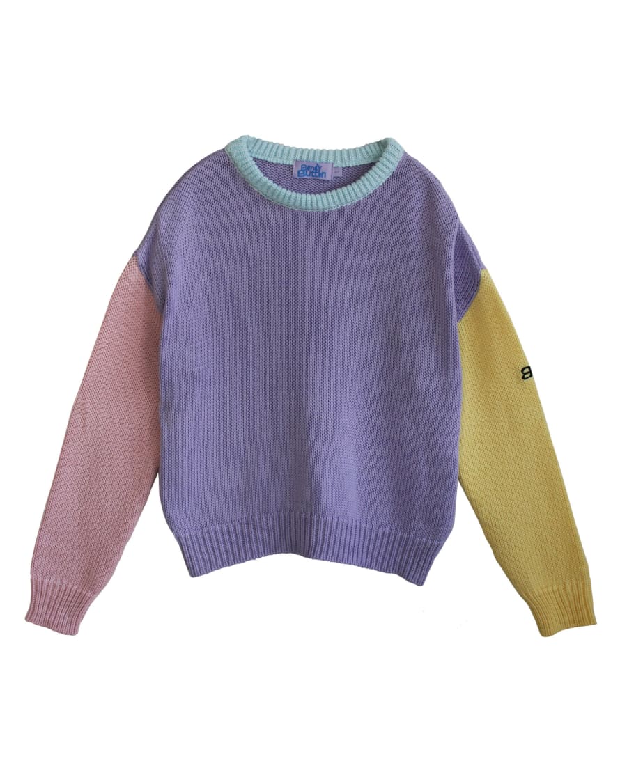 Bandy Button Cotton Pop Kids Sweater