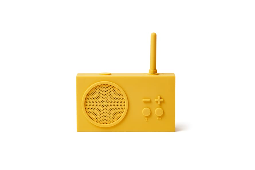 Lexon Yellow Tykho 3 Radio Bluetooth Speaker