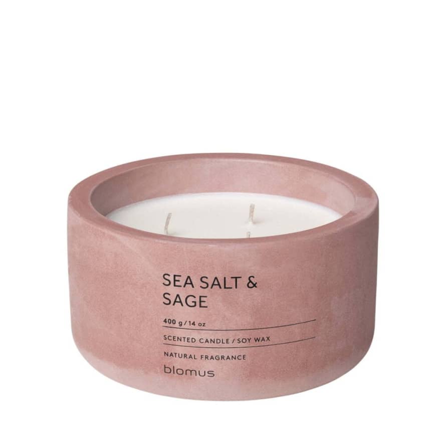 Blomus 3 Wick Sea Salt & Sage Candle