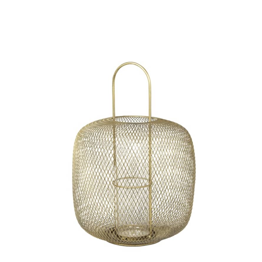 Broste Copenhagen Medium Brass Finish Boden Lantern