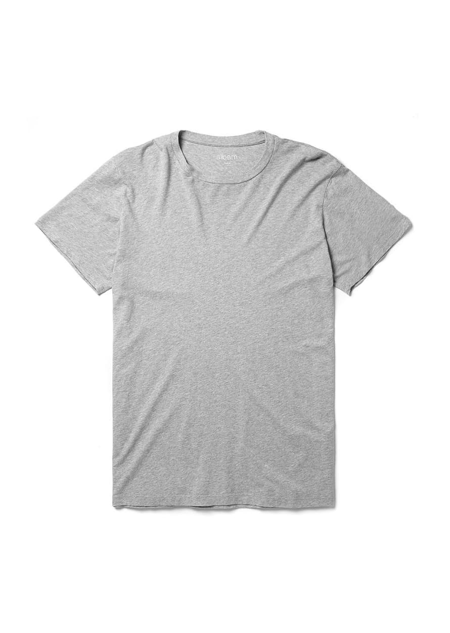 Albam Classic Tee - Grey Marl