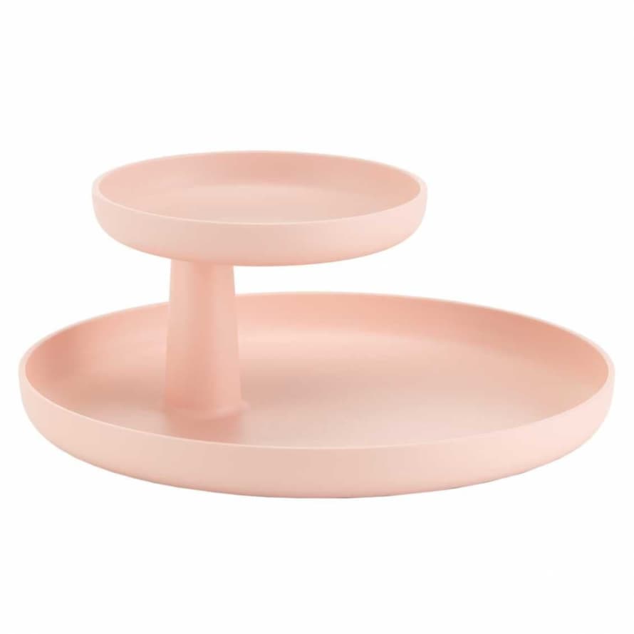 Vitra Pink ABS Plastic Rotary Tray