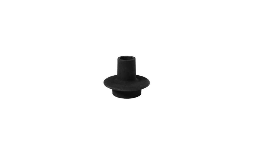 Normann Copenhagen Black Cast Iron Heima Candlestick