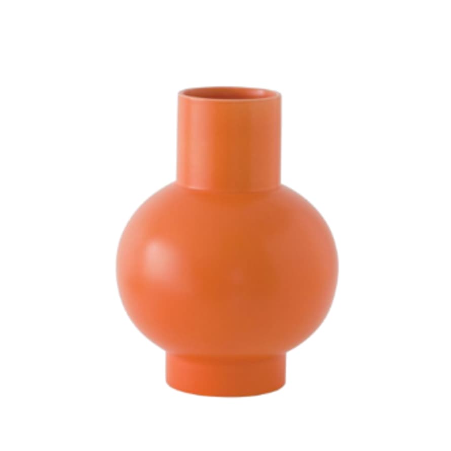 raawii Extra Large Orange Earthenware Vase