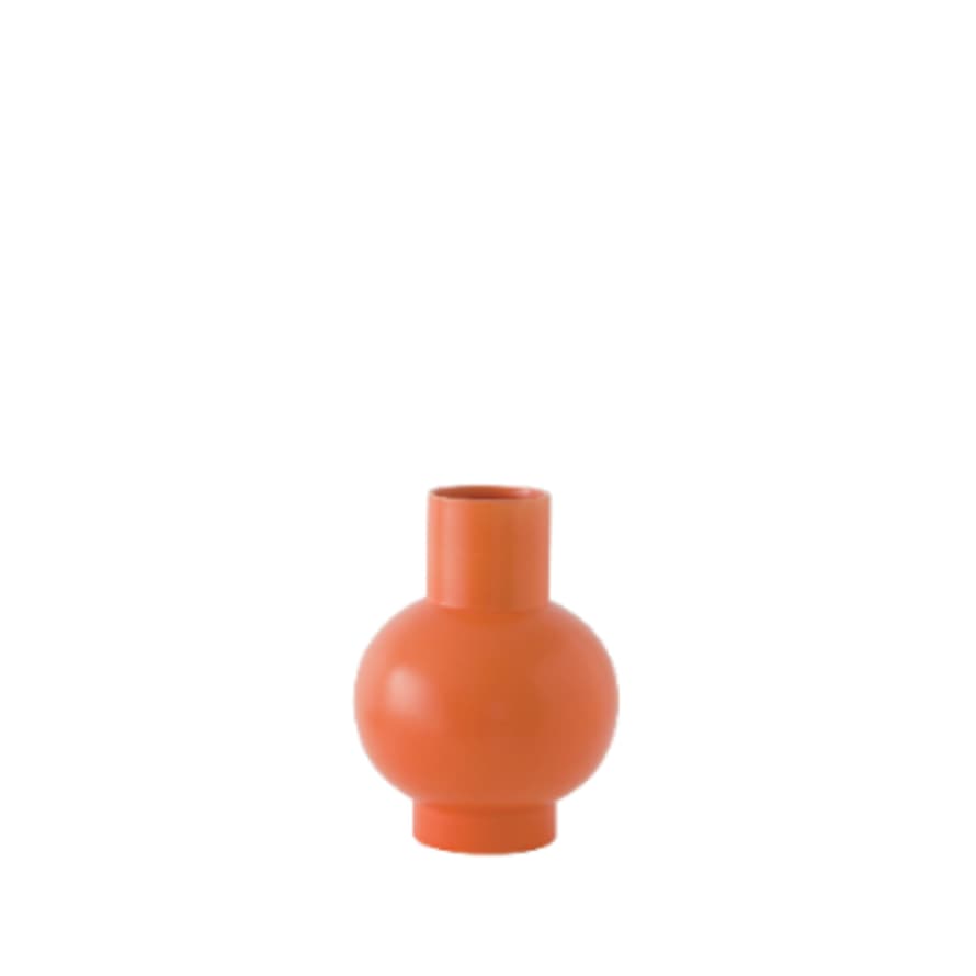 raawii Small Orange Earthenware Vase