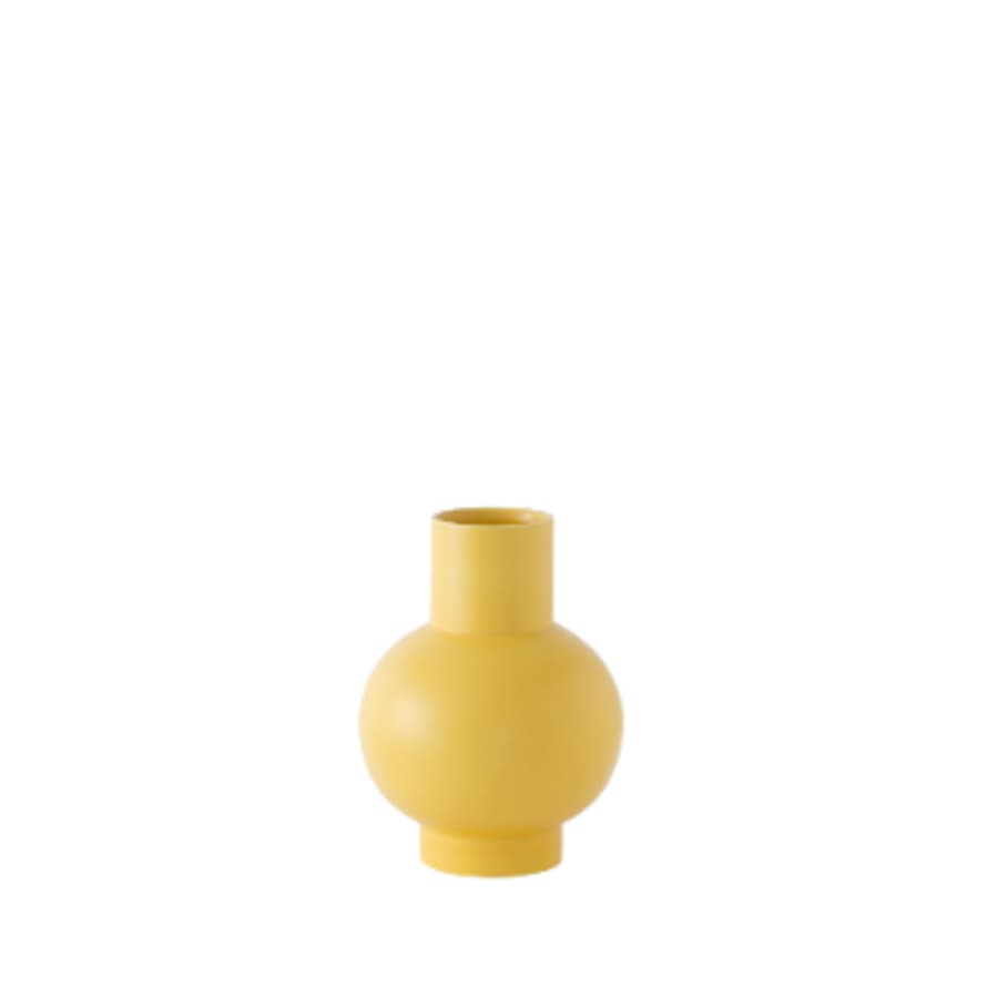 raawii Small Yellow Earthenware Vase