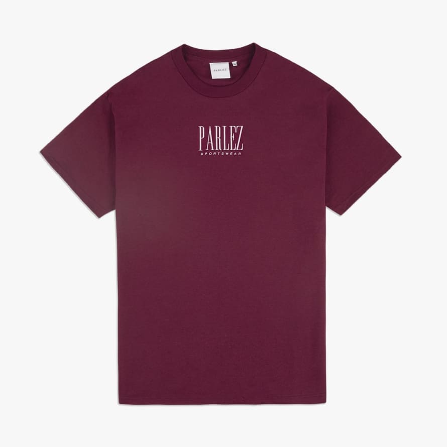 Parlez Harrington Tee - Burgundy