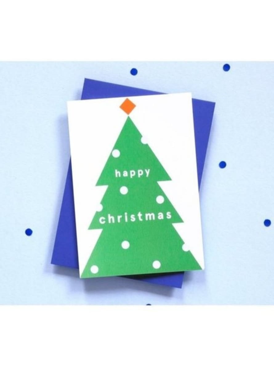 Ola Greeting Card Christmas Tree Pack of 6