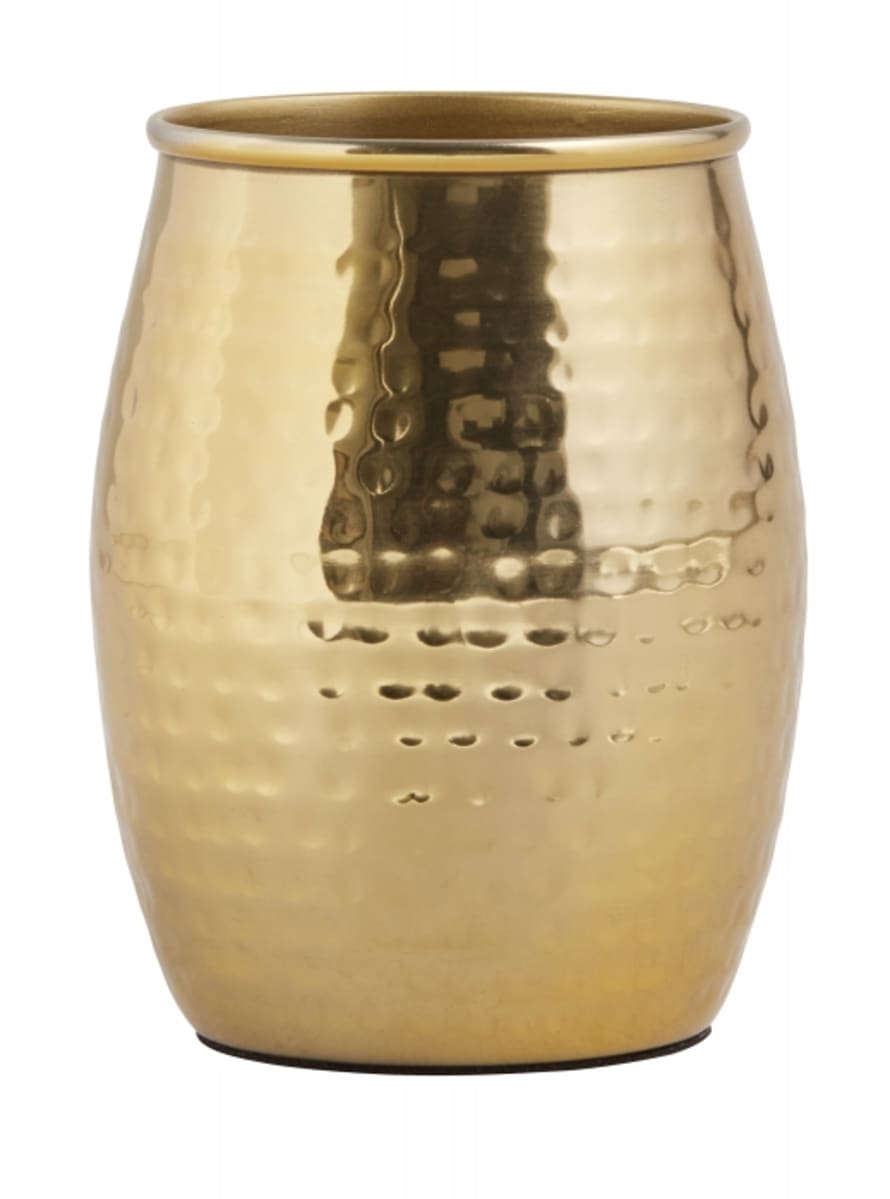 Nordal Golden Finish Hammered Tumbler