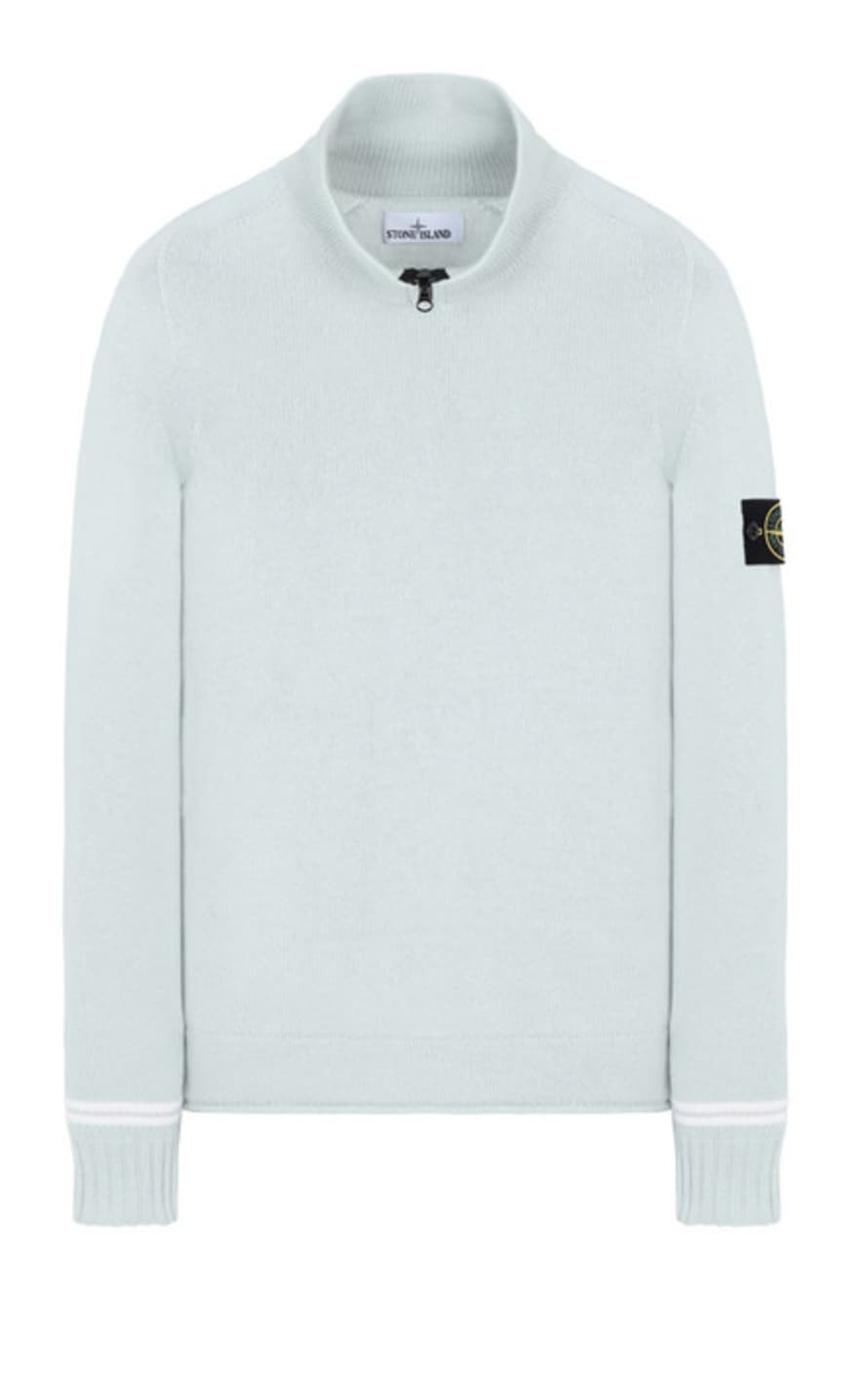 Stone Island Dust Grey Lambswool Sweater