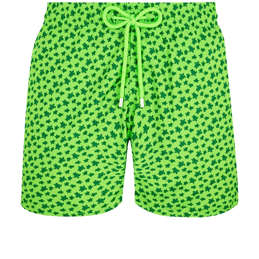 Trouva: Green Polyester Micro Ronde Des Tortues Fluor Mahina Swim Shorts