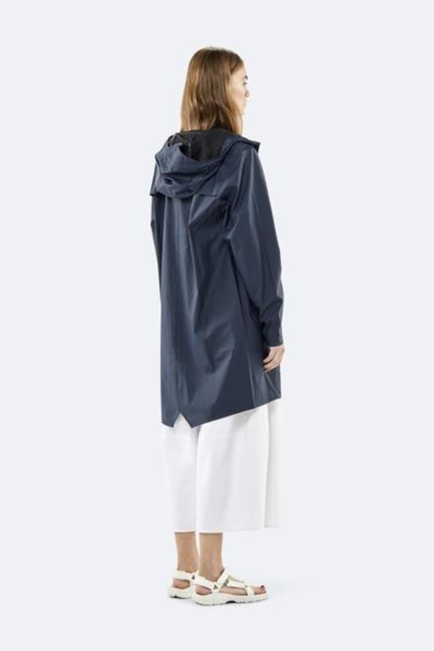 Trouva: Rains Unisex Long Jacket In Blue