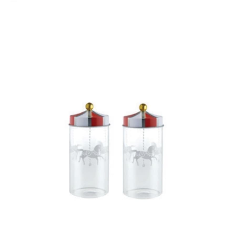 Alessi Set of 2 Circus Spice Jars