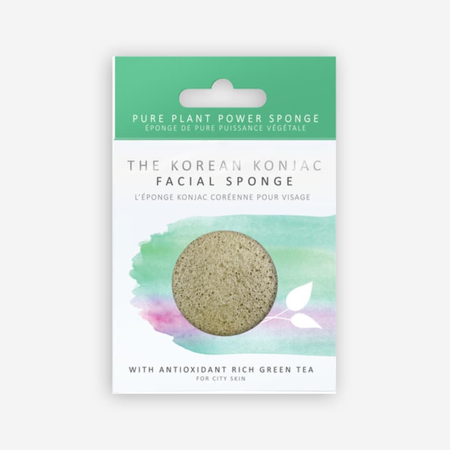 The Konjac Sponge Co. French Green Clay Konjac Sponge Puff 