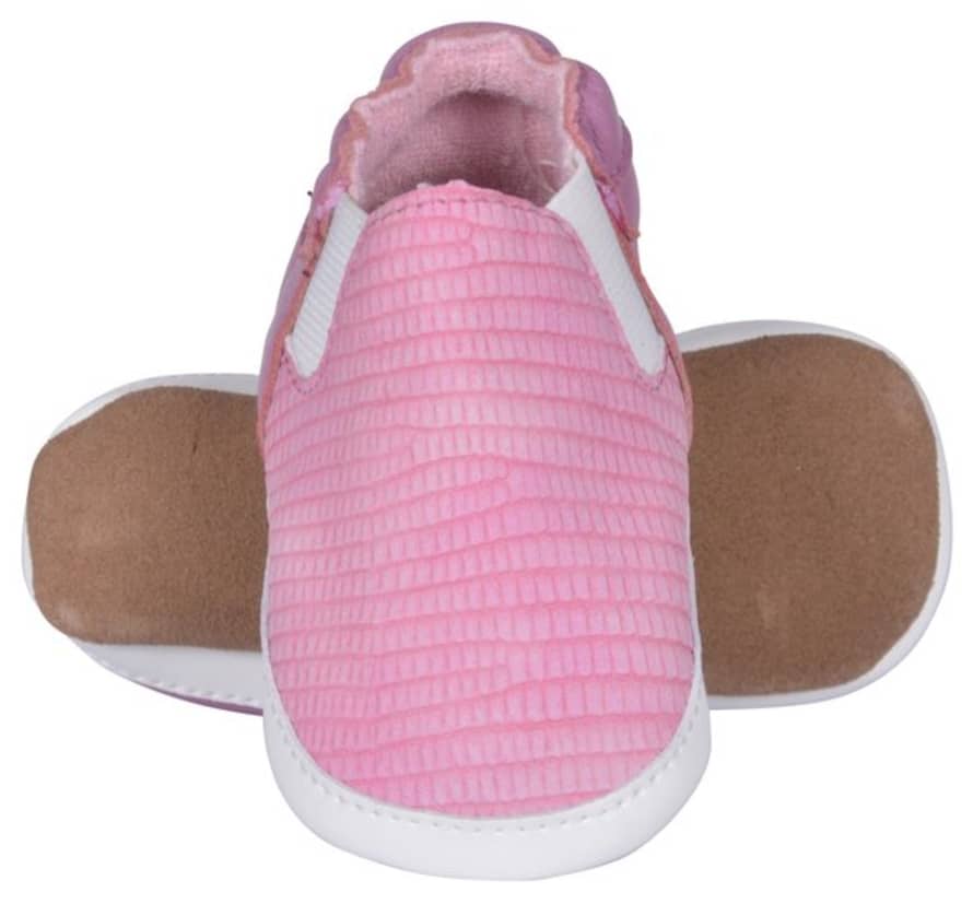 Melton Pink Leather Baby Shoe