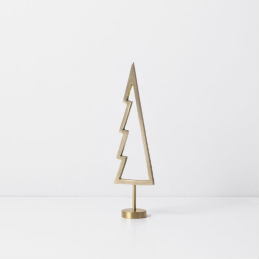 Ferm Living Gold Brass Winterland Outline Tree