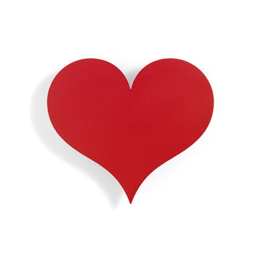 Vitra Metal Wall Relief Little Heart Red