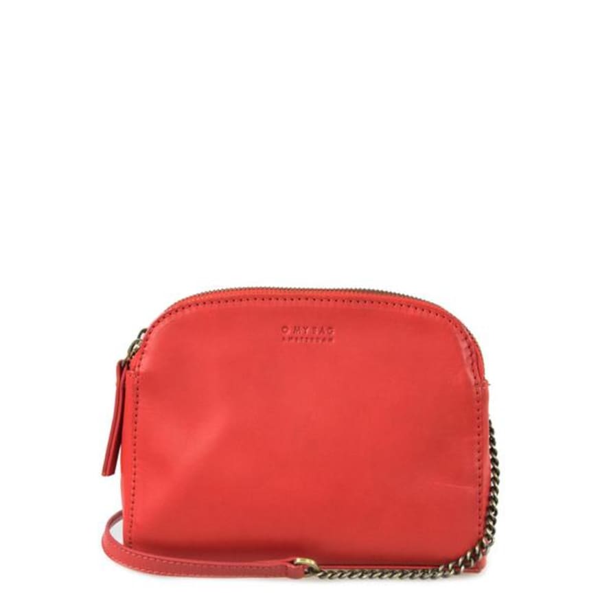 O My Bag  Emily Eco Classic Red  (Chain/Leather Strap)