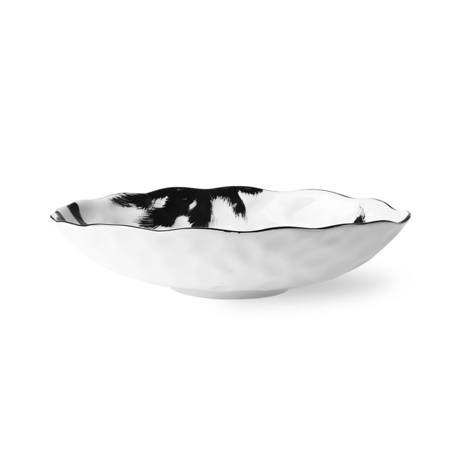 HK Living Palms Porcelain Serving Bowl